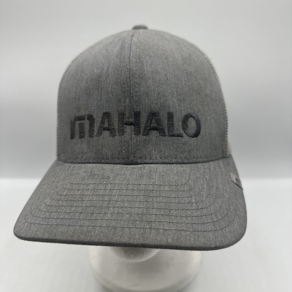 Mahalo Snap Back Gray Hat 110 One‎ Ten Flex Fit